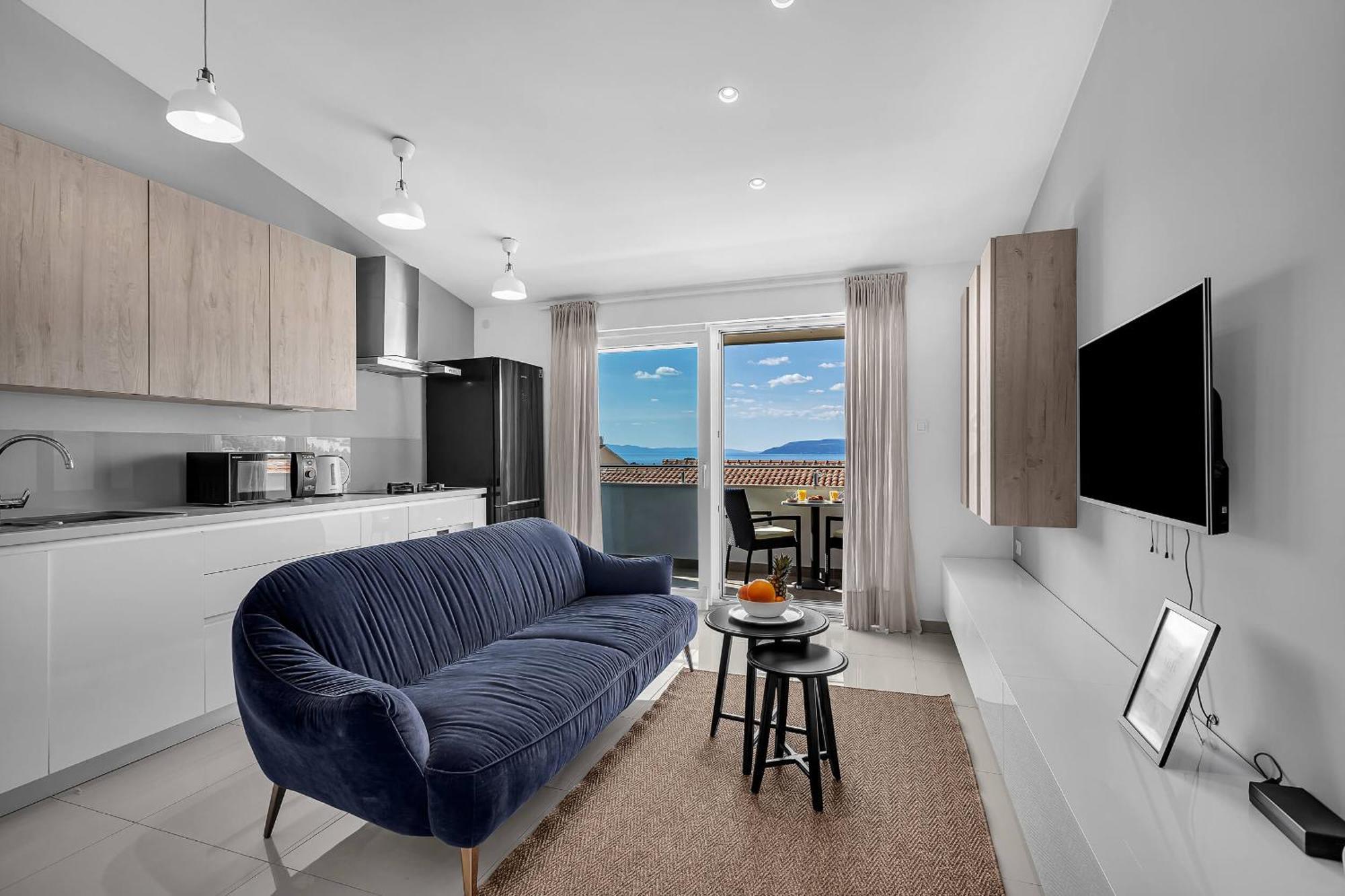 Blue Dream Apartment Макарська Екстер'єр фото